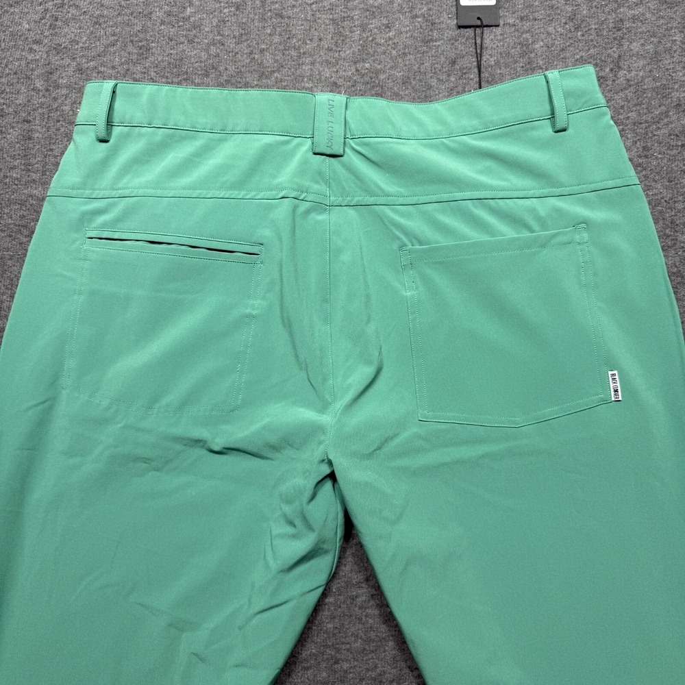 Black Clover Pants Mens‎ 36x31 Jade Green Jack Slack Performance Golf Chino NWT - Picture 4 of 11